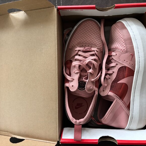 Nike Womens Court Vision Alta TXT 'Rust Pink' - Picture 11 of 11